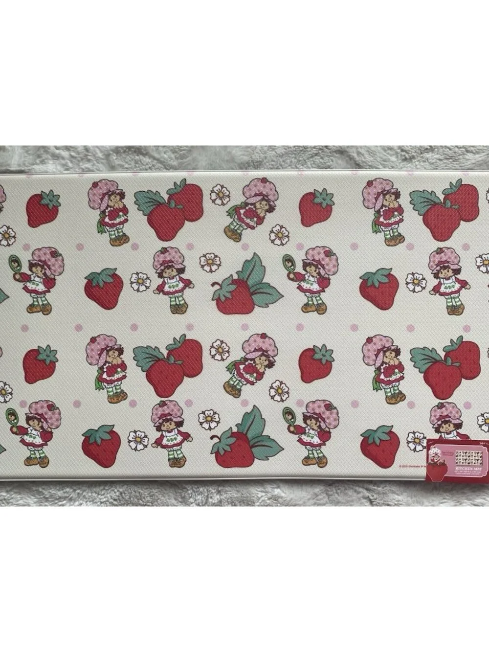 Strawberry Shortcake Anti Fatigue Kitchen Mat 20” X 39” Decorative PVC NEW